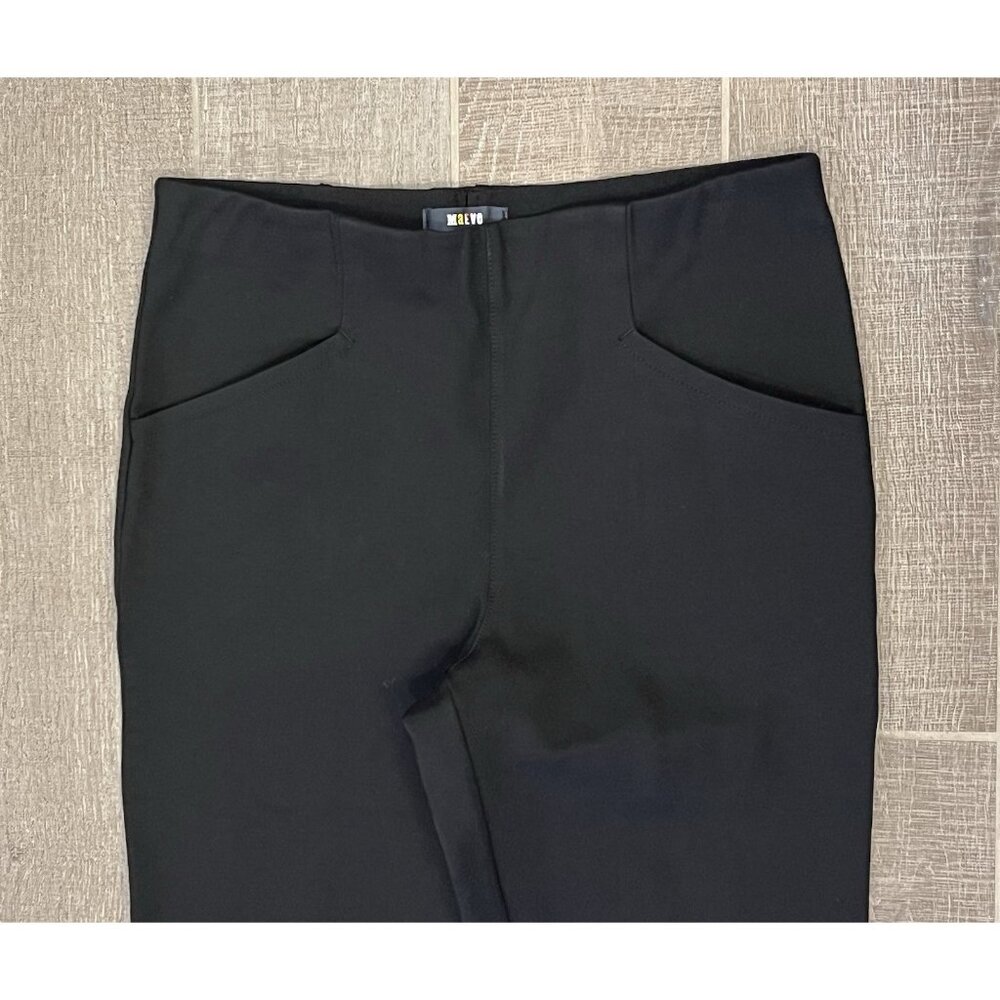 Maeve Anthropologie Pant Size Small Black Straight Stretch Pockets Pull On - Picture 9 of 12